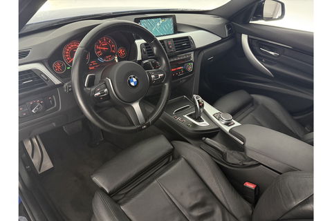 BMW 3-serie 320d High Executive M-Sport 191PK Pano Leder LED 19"LMV Clima Cruise Navi PDC Stoelverw.