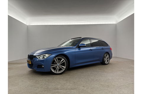 BMW 3-serie 320d High Executive M-Sport 191PK Pano Leder LED 19"LMV Clima Cruise Navi PDC Stoelverw.