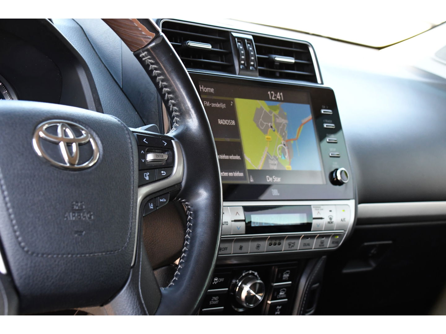 Toyota Land Cruiser 2.8 D-4D-F Professional High Black Edition Full Options, 360 camera, 5 deurs, LED, Leder, Automaat, Multimedia, Trekhaak 3500KG, uniek!
