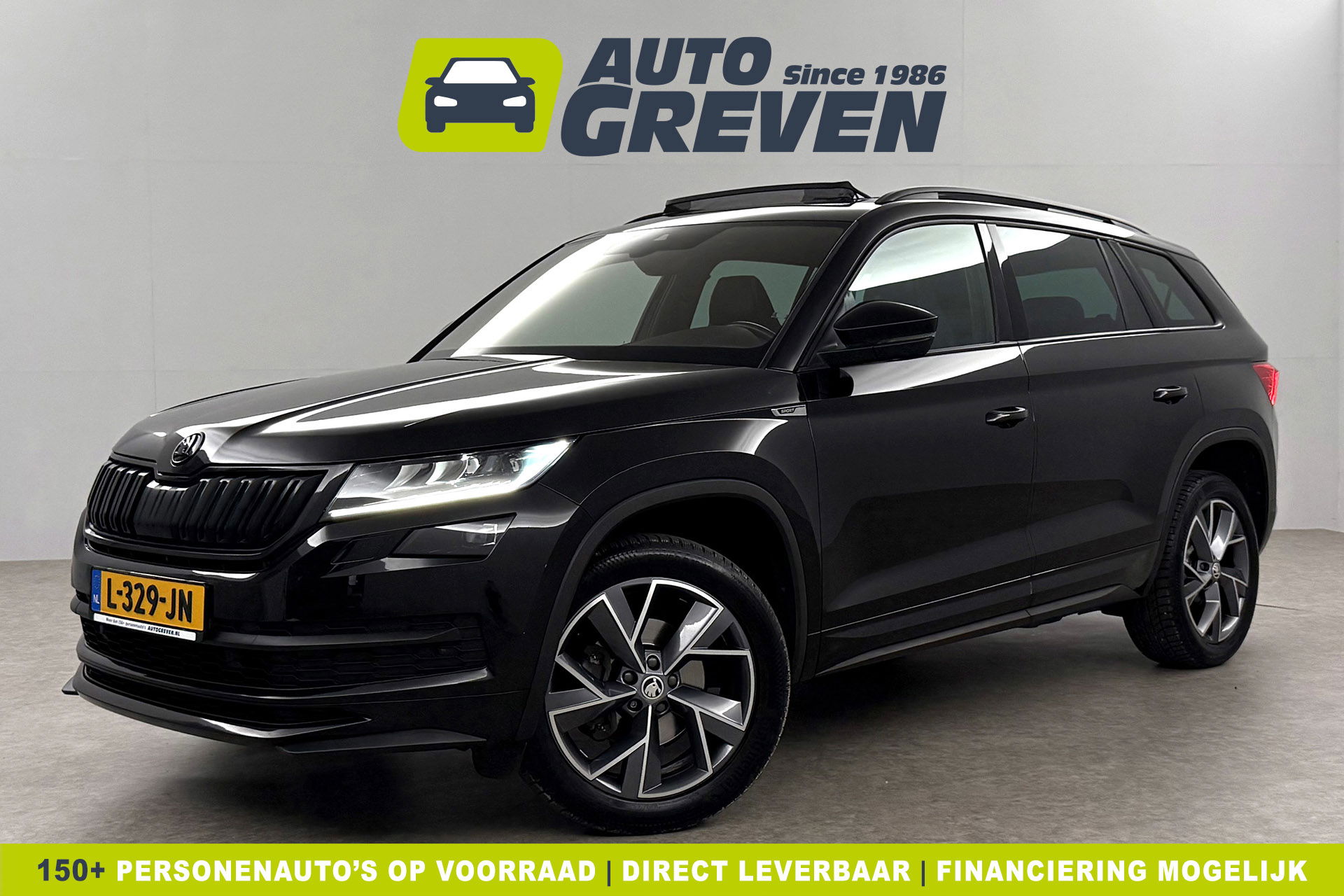 Škoda Kodiaq 1.5 TSI Sportline Business 7p. 150PK DSG Pano Virtual LED Camera Carplay Memory Trekhaak 19"LMV Clima Cruise Navi PDC