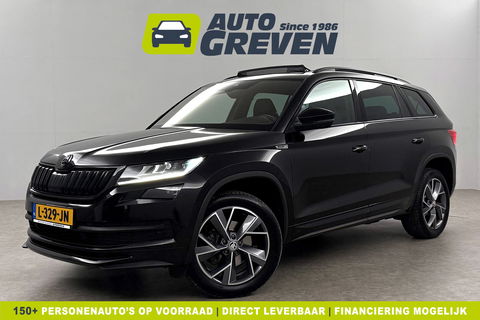 Škoda Kodiaq 1.5 TSI Sportline Business 7p. 150PK DSG Pano Virtual LED Camera Carplay Memory Trekhaak 19"LMV Clima Cruise Navi PDC