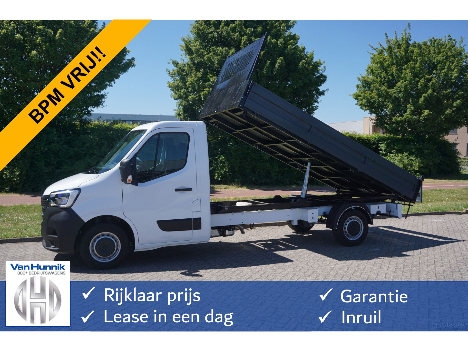 Renault Master T35 165PK L4 3 Zijdige Kipper Airco, Cruise, BPM VRIJ!! NR. 290