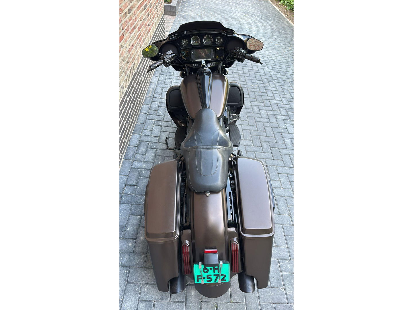 Harley Davidson 103 FLHX Streetglide Street Glide CVO mat bruin blackout