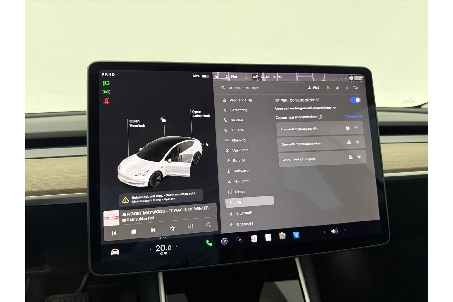 Tesla Model 3 Long Range AWD 75 kWh 351PK 360Camera Autopilot LED Pano View Leder 19"LMV Cruise Clima Navi PDC Memory-Seats