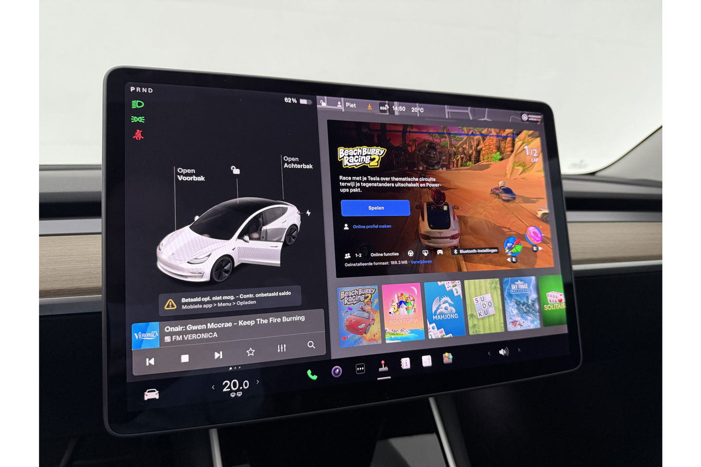 Tesla Model 3 Long Range AWD 75 kWh 351PK 360Camera Autopilot LED Pano View Leder 19"LMV Cruise Clima Navi PDC Memory-Seats