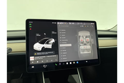 Tesla Model 3 Long Range AWD 75 kWh 351PK 360Camera Autopilot LED Pano View Leder 19"LMV Cruise Clima Navi PDC Memory-Seats