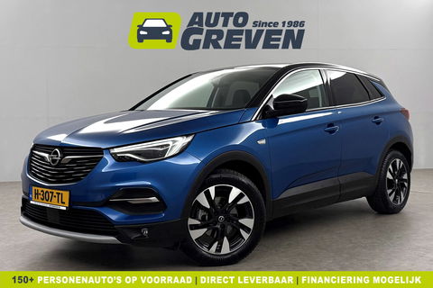 Opel Grandland X 1.2 Turbo Ultimate Pano View LED Camera Carplay Trekhaak Navi Clima Cruise 18"LMV PDC