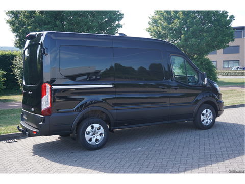 Ford Transit 350M L2H2 Limited AUT-8 165PK BPM VRIJ Navi, Adap. Cruise, 360° Cam, Trekhaak, Xenon!! NR. 279