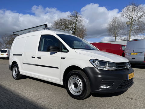 Volkswagen Caddy 2.0 TDI 102pk L2H1 BMT Maxi Comfortline / vaste prijs rijklaar € 14.950 ex btw / lease vanaf € / airco / cruise / imperial / Bott ingerichte laadruimte / trekhaak !