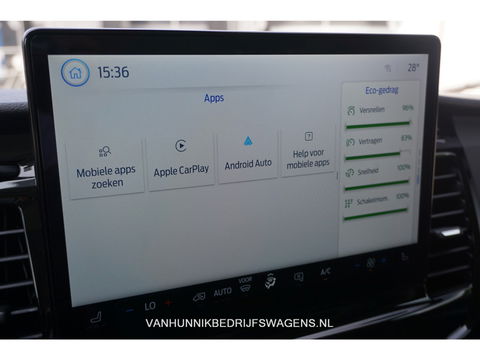 Ford Transit 350L 130PK L4H3 BPM VRIJ!! 12" Sync4 Navi, Trekhaak, Stoel-Stoel!! NR. B02*