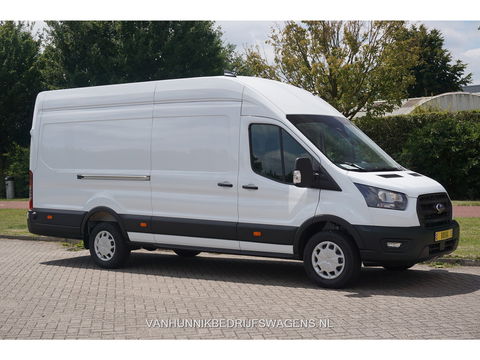 Ford Transit 350L 130PK L4H3 BPM VRIJ!! 12" Sync4 Navi, Trekhaak, Stoel-Stoel!! NR. B02*