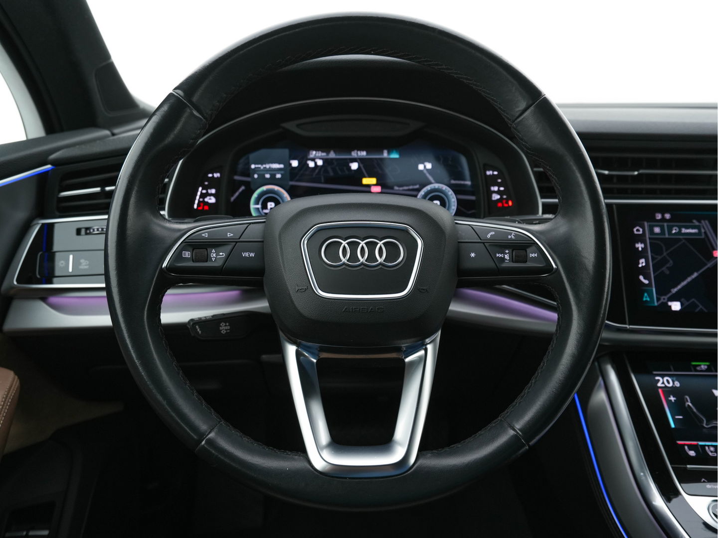 Audi Q7 55 TFSI E Quattro Pro Line Plus (INCL-BTW) *LUXURY-LEATHER | HD-MATRIX-LED | BANG/OLUFSEN-SURROUND  | DIGI-COCKPIT | COMFORT-SEATS | KEYLESS | CAMERA | NAVI-FULLMAP | DAB+ | AMBIENT-LIGHT | ECC | PDC | CRUISE | TOWBAR | 20'