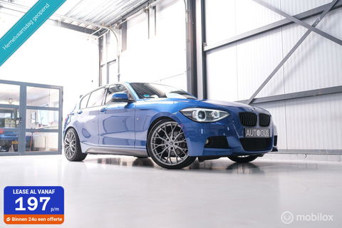 BMW 1-serie 116i M Sport | Estoril blue | Alcantara | LED | M performance | unieke auto | NAP orig NL | Trekhaak | 19 inch |