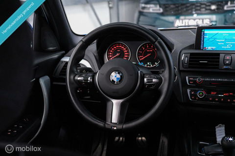 BMW 1-serie 116i M Sport | Estoril blue | Alcantara | LED | M performance | unieke auto | NAP orig NL | Trekhaak | 19 inch |