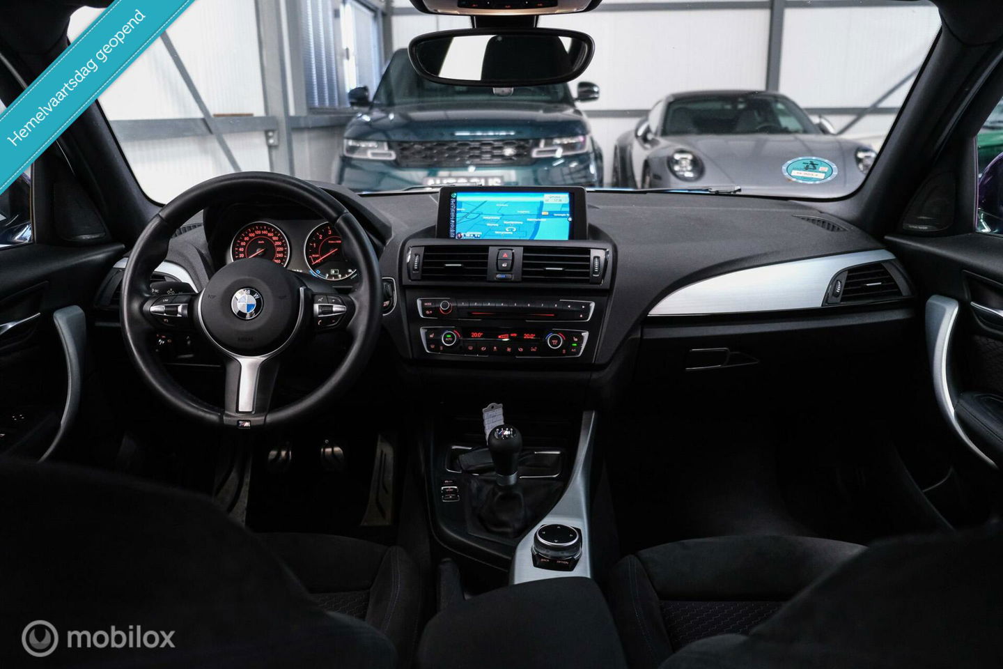 BMW 1-serie 116i M Sport | Estoril blue | Alcantara | LED | M performance | unieke auto | NAP orig NL | Trekhaak | 19 inch |