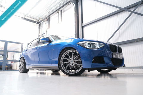 BMW 1-serie 116i M Sport | Estoril blue | Alcantara | LED | M performance | unieke auto | NAP orig NL | Trekhaak | 19 inch |