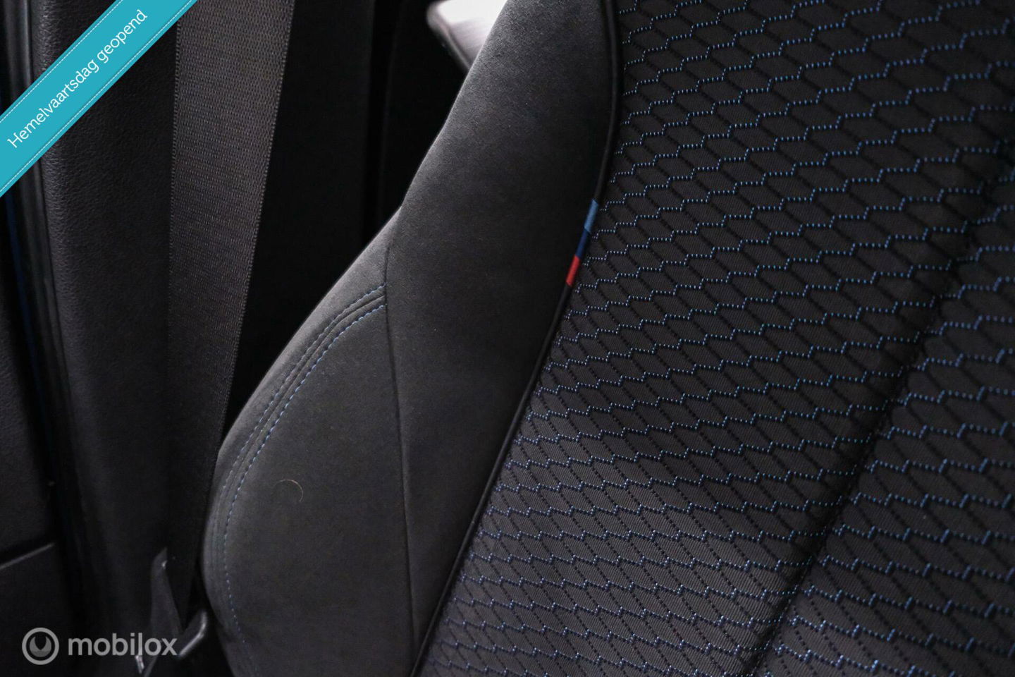 BMW 1-serie 116i M Sport | Estoril blue | Alcantara | LED | M performance | unieke auto | NAP orig NL | Trekhaak | 19 inch |