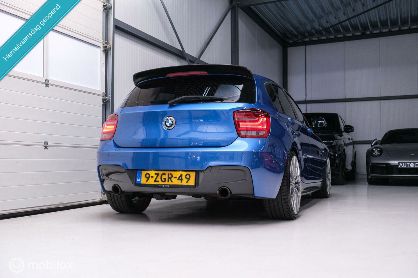 BMW 1-serie 116i M Sport | Estoril blue | Alcantara | LED | M performance | unieke auto | NAP orig NL | Trekhaak | 19 inch |