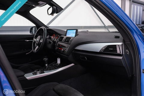 BMW 1-serie 116i M Sport | Estoril blue | Alcantara | LED | M performance | unieke auto | NAP orig NL | Trekhaak | 19 inch |