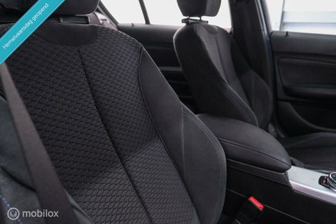 BMW 1-serie 116i M Sport | Estoril blue | Alcantara | LED | M performance | unieke auto | NAP orig NL | Trekhaak | 19 inch |