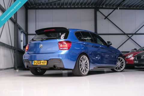 BMW 1-serie 116i M Sport | Estoril blue | Alcantara | LED | M performance | unieke auto | NAP orig NL | Trekhaak | 19 inch |