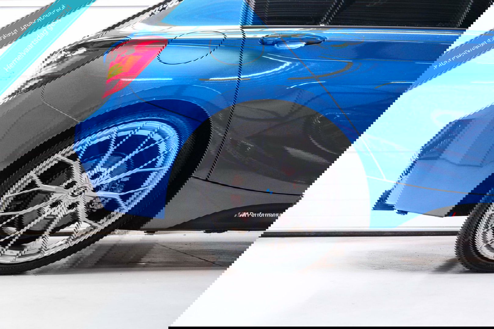 BMW 1-serie 116i M Sport | Estoril blue | Alcantara | LED | M performance | unieke auto | NAP orig NL | Trekhaak | 19 inch |