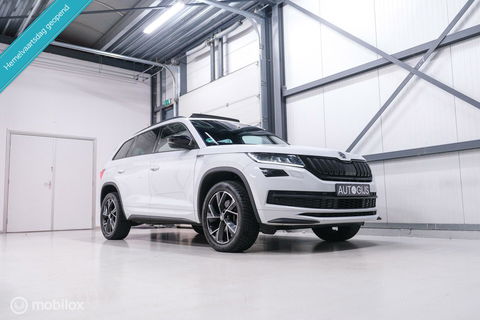 Škoda Kodiaq 2.0 TSI 4x4 Sportline Business 7p. | Panorama | LED | Adaptive | DAB+ | CarPlay | Memory | Keyless |