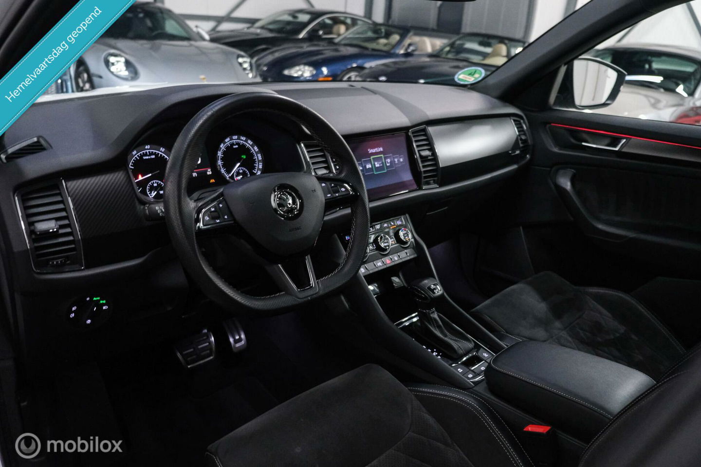 Škoda Kodiaq 2.0 TSI 4x4 Sportline Business 7p. | Panorama | LED | Adaptive | DAB+ | CarPlay | Memory | Keyless |