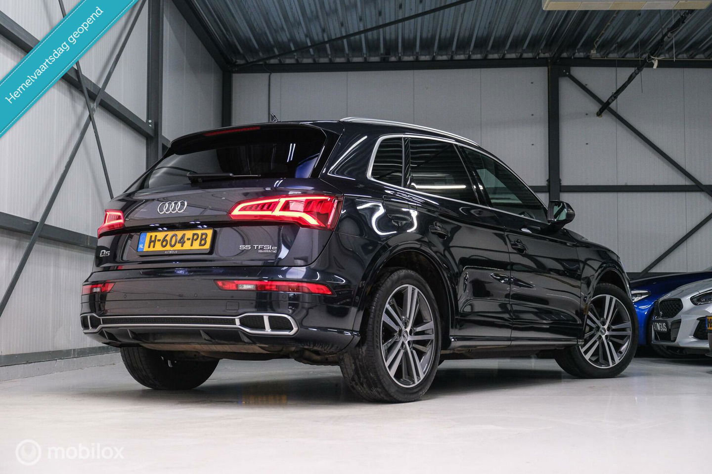 Audi Q5 55 TFSI e quattro S edition Competition | Luchtvering | 360 cam | Trekhaak | Diamond stitch | VC | Memory | NL auto NAP |