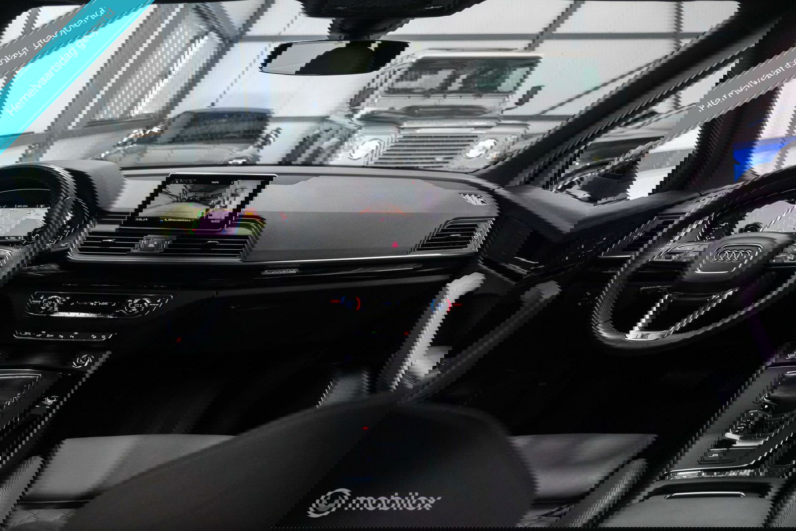 Audi Q5 55 TFSI e quattro S edition Competition | Luchtvering | 360 cam | Trekhaak | Diamond stitch | VC | Memory | NL auto NAP |