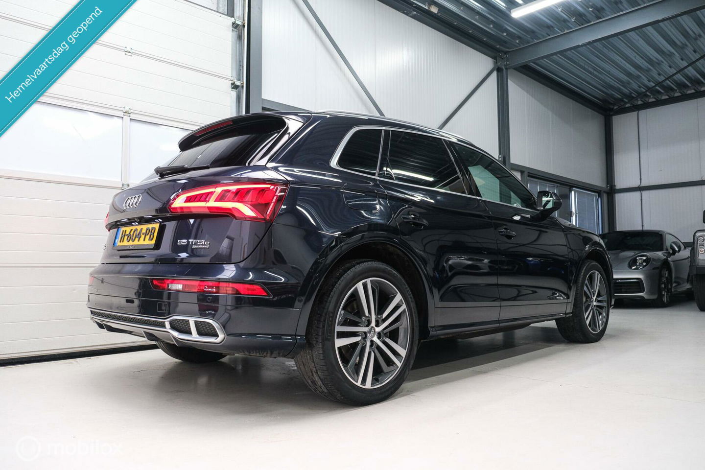 Audi Q5 55 TFSI e quattro S edition Competition | Luchtvering | 360 cam | Trekhaak | Diamond stitch | VC | Memory | NL auto NAP |