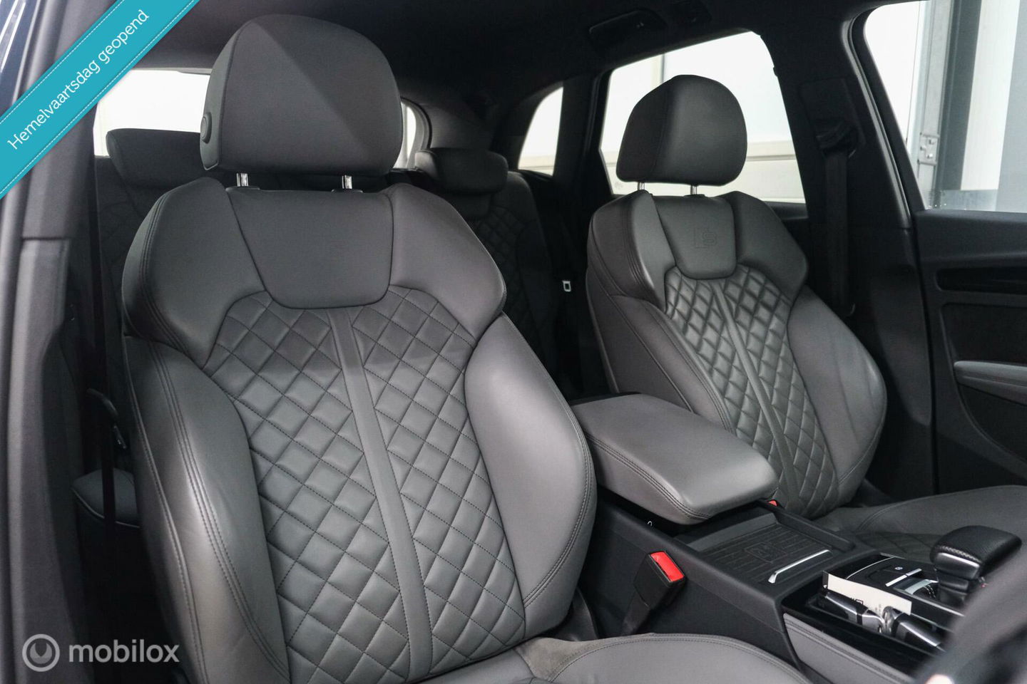 Audi Q5 55 TFSI e quattro S edition Competition | Luchtvering | 360 cam | Trekhaak | Diamond stitch | VC | Memory | NL auto NAP |