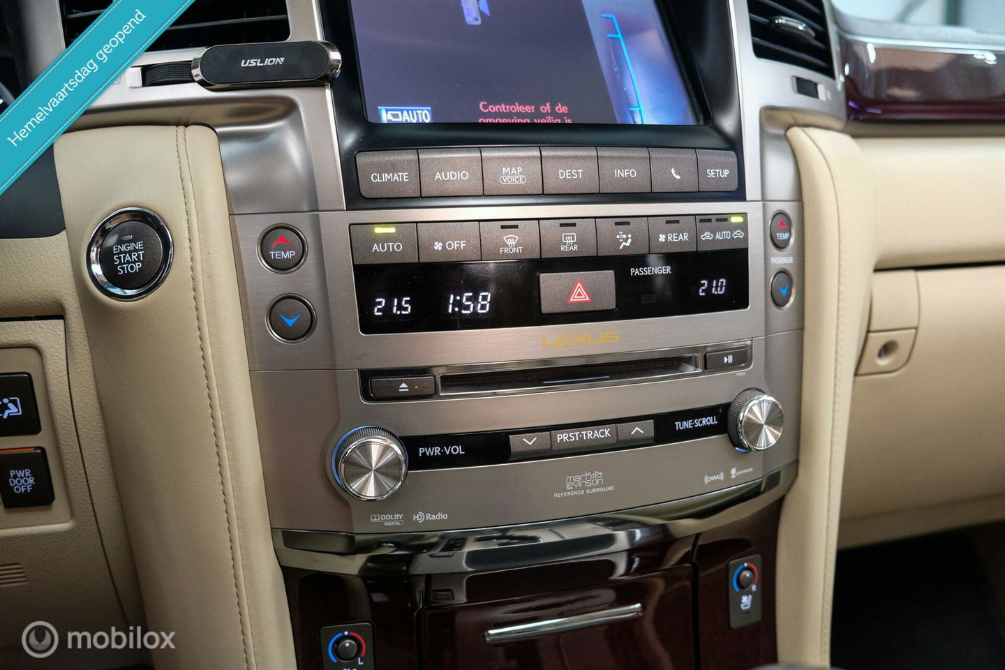 Lexus LX 570 5.7 V8 389 pk | 8 persoons | Mark Levinson | luchtvering | unieke auto!
