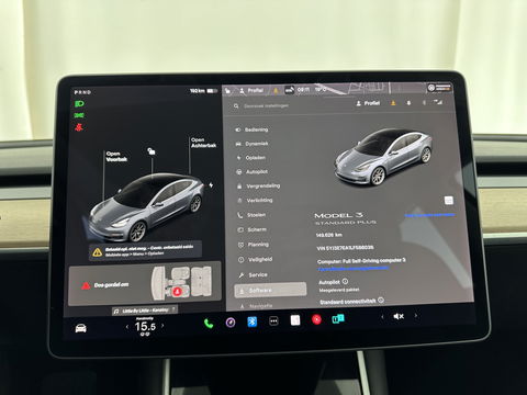 Tesla Model 3 Standard RWD Plus 60 kWh [ 3-Fase ] (INCL-BTW) Aut. *PANO | AUTO-PILOT | FULL-LEATHER | KEYLESS | FULL-LED | MEMORY-PACK | SURROUND-VIEW | DAB | CARPLAY | DIGI-COCKPIT | LANE-ASSIST | COMFORT-SEATS | 18"ALU*