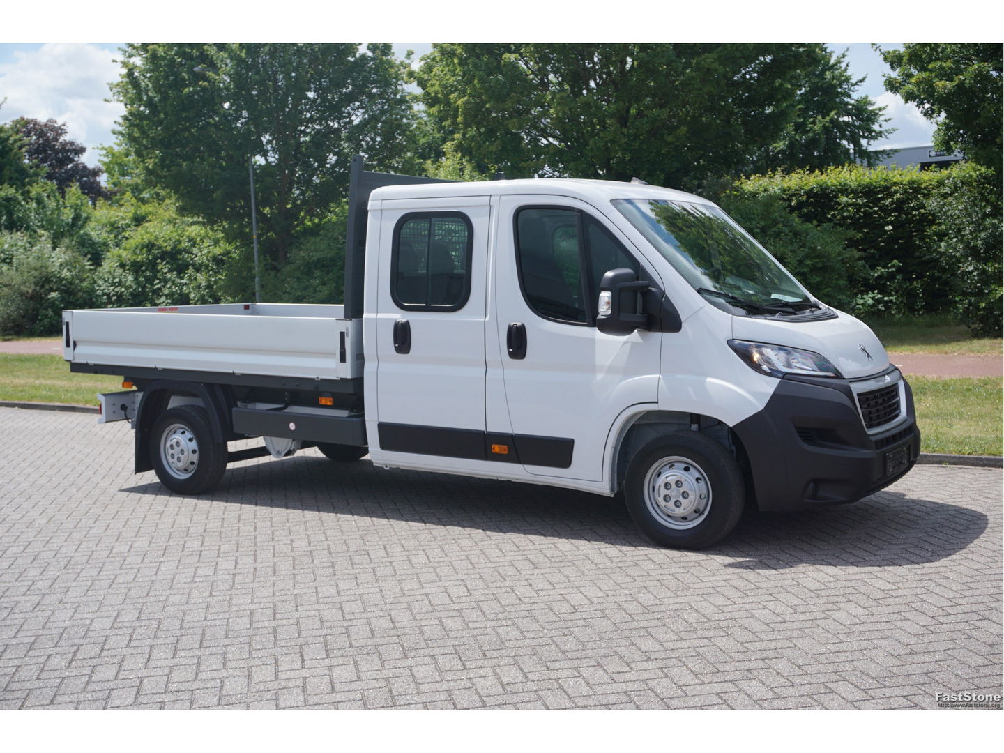Peugeot Boxer 35 DOKA 140PK L3 Open Laadbak BPM VRIJ Airco, Cruise!! NR. 306
