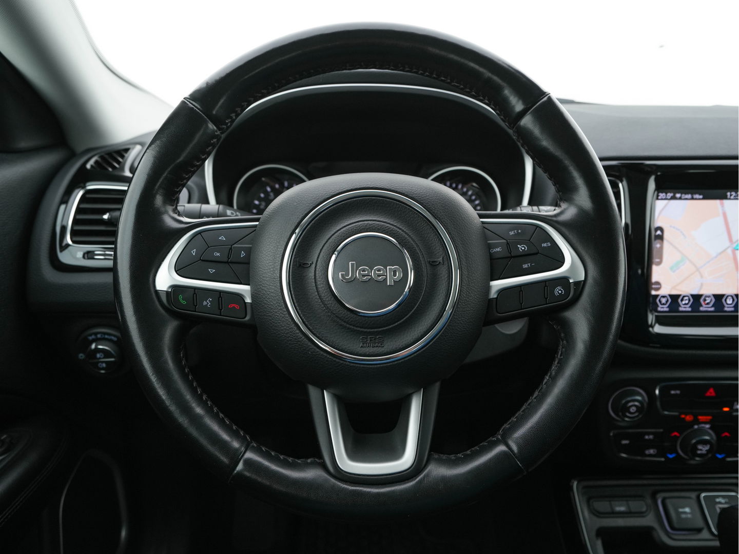 Jeep Compass 1.3T Night-Eagle Aut. *LEATHER-MICROFIBRE | NAVI-FULLMAP | KEYLESS | CAMERA | HEATED-SEATS | COMFORT-SEATS | DAB+ | ECC | LANE-ASSIST | PDC | CRUISE | 19''ALU*