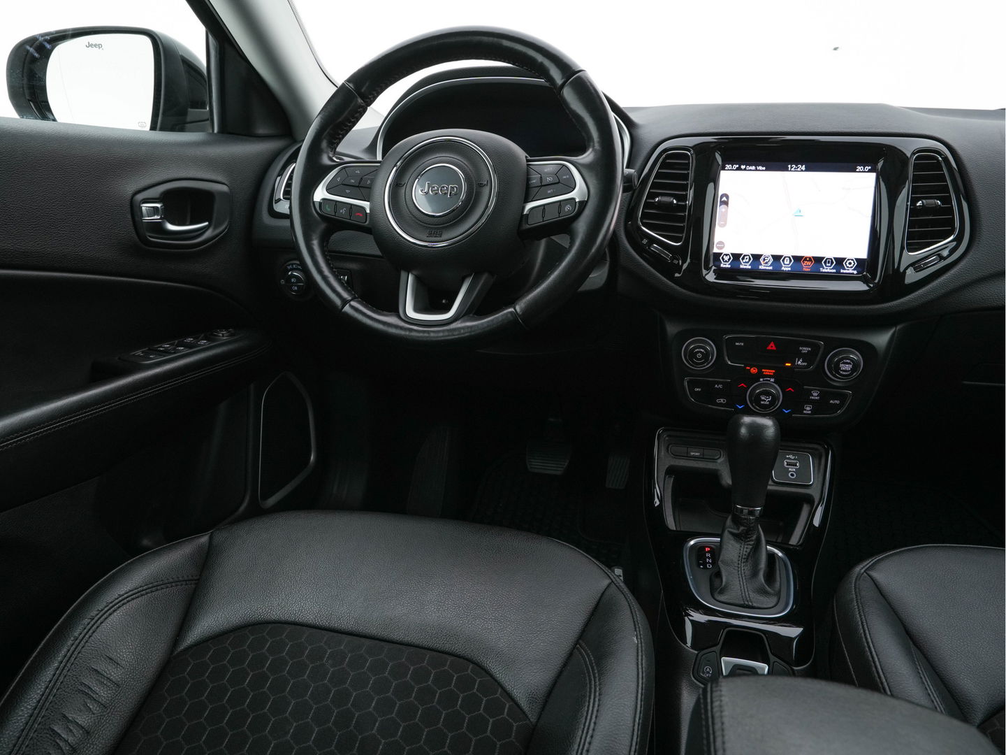 Jeep Compass 1.3T Night-Eagle Aut. *LEATHER-MICROFIBRE | NAVI-FULLMAP | KEYLESS | CAMERA | HEATED-SEATS | COMFORT-SEATS | DAB+ | ECC | LANE-ASSIST | PDC | CRUISE | 19''ALU*