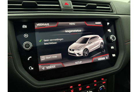 SEAT Ibiza 1.0 TSI FR 116PK Pano Virtual LED Sfeer Beats Audio Camera Carplay Clima Cruise Navi 18"LMV PDC