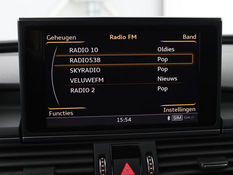 Audi A6 2.0 TFSI quattro S line | Stoelverwarming | Trekhaak | Leder/Alcantara | Camera | Navigatie | Achterbankverwarming | 20'' lichtmetalen velgen | Xenon | Parkeerhulp | Bluetooth