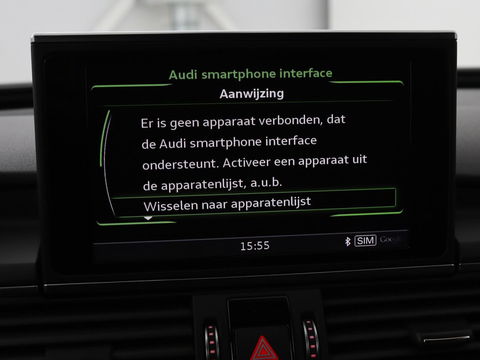 Audi A6 2.0 TFSI quattro S line | Stoelverwarming | Trekhaak | Leder/Alcantara | Camera | Navigatie | Achterbankverwarming | 20'' lichtmetalen velgen | Xenon | Parkeerhulp | Bluetooth