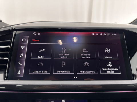 Audi Q4 e-tron 40 S edition 77 kWh S-Line-Sportpack [ 3-Fase ] (INCL-BTW) *HEAT-PUMP | LEATHER-FABRIC | MATRIX-LED | ADAPTIVE-CRUISE | AMBIENT-LIGHT | DIGI-COCKPIT | AUDI-SOUND | DAB+ | KEYLESS | SHIFT-PADDLES | CAMERA | HEATED-SPORTSEATS | 20''ALU*
