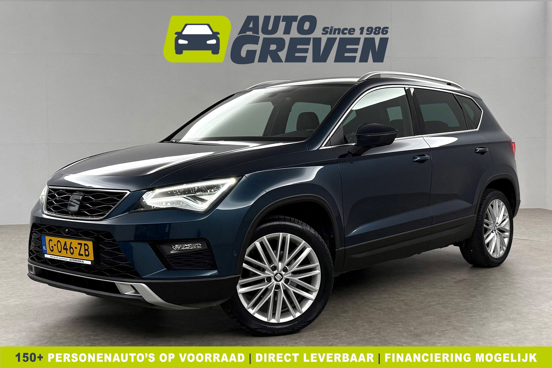 SEAT Ateca 1.5 TSI Xcellence 150PK DSG 360 Camera Sfeer Beats Audio Carplay LED Trekhaak Navi Clima Cruise 18"LMV PDC