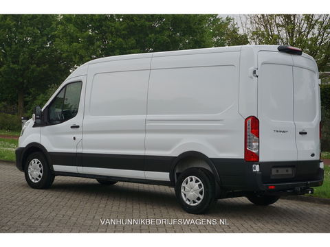 Ford Transit 350L 130PK L3H2 Trend LDT BPM VRIJ!! 12" Sync Apple CP/Android A, Camera, Trekhaak!! NR. W04*