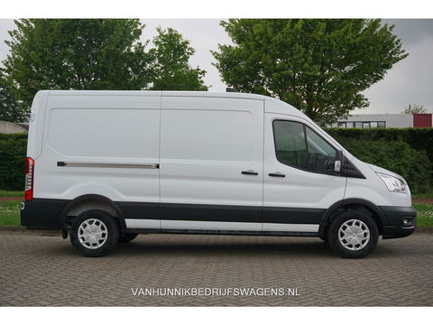 Ford Transit 350L 130PK L3H2 Trend LDT BPM VRIJ!! 12" Sync Apple CP/Android A, Camera, Trekhaak!! NR. W04*