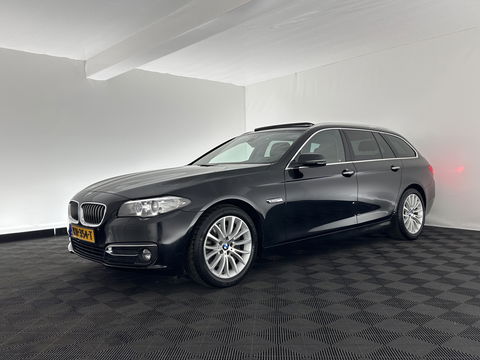 BMW 5 Serie Touring 530d High Executive Luxury-Line Aut. *PANO | LUXURY-LEATHER | HEAD-UP | BI-XENON | MEMORY-PACK | HIFI-SOUND | HEATED-COMFORT-SEATS | NAVI-FULLMAP | CRUISE | TOWBAR | SHIFT-PADDLES | LANE-ASSIST | ECC | PDC | 18''ALU*