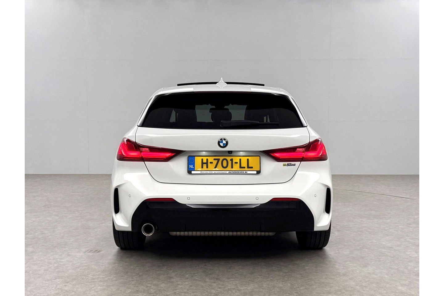 BMW 1-serie 118i M-Sport 141PK Pano Carplay Sfeerverl. Virtual LED Memory Clima Camera Cruise Navi PDC 17"LMV