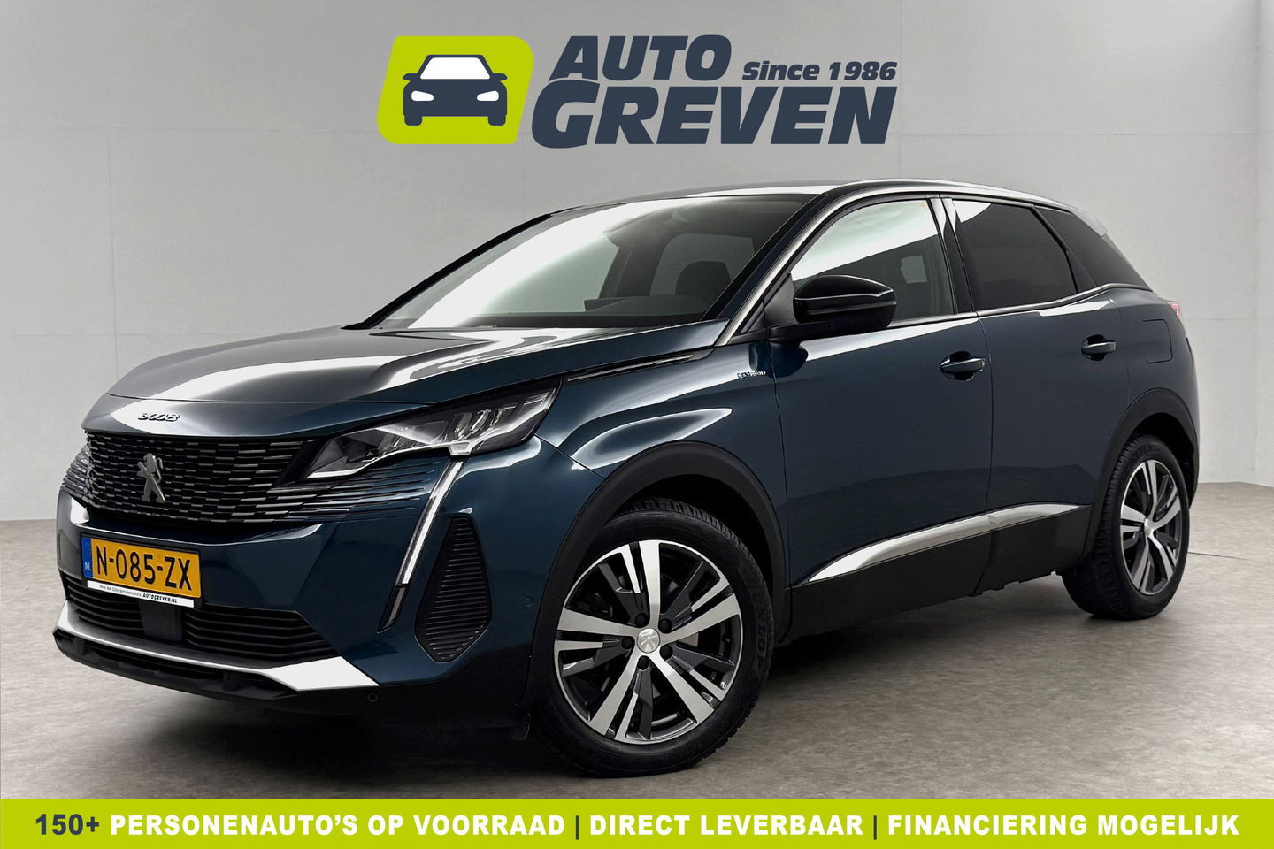 Peugeot 3008 1.6 HYbrid 222PK Allure 360Camera Carplay Virtual LED Trekhaak Clima Cruise Navi PDC 18''LMV