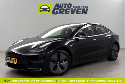 Tesla Model 3 Long Range AWD 75 kWh 351PK 360Camera Autopilot LED Memory Pano View Leder 19"LMV Cruise Clima Navi PDC
