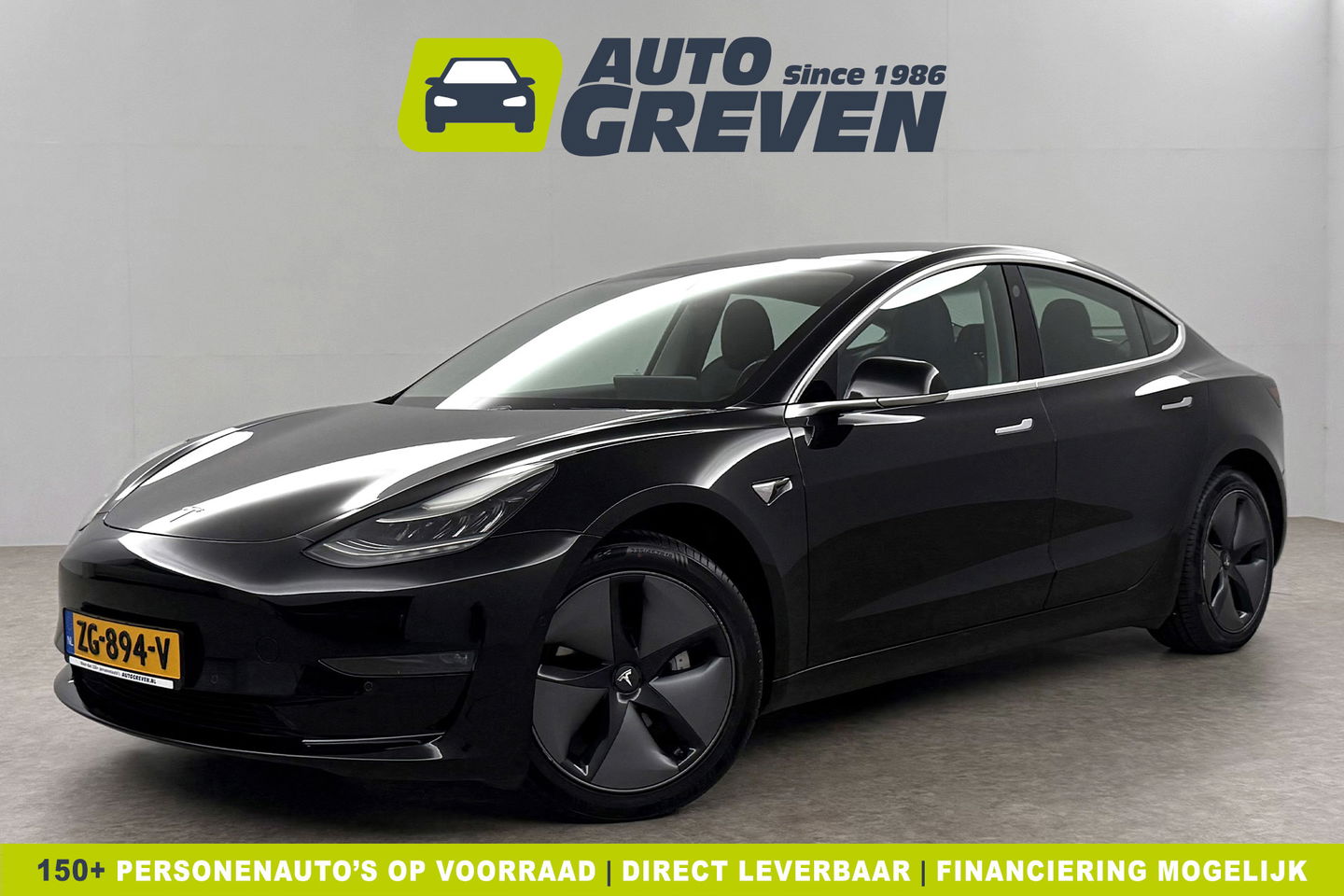 Tesla Model 3 Long Range AWD 75 kWh 351PK 360Camera Autopilot LED Memory Pano View Leder 19"LMV Cruise Clima Navi PDC