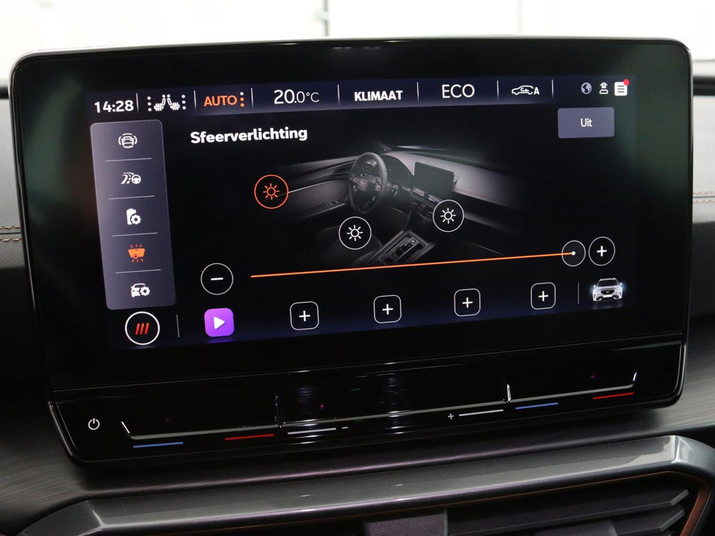 CUPRA Formentor 1.4 e-Hybrid | Leder | Stoel & stuurverwarming | Adaptive cruise | Memory | Full LED | Keyless | Sfeerverlichting | Bluetooth